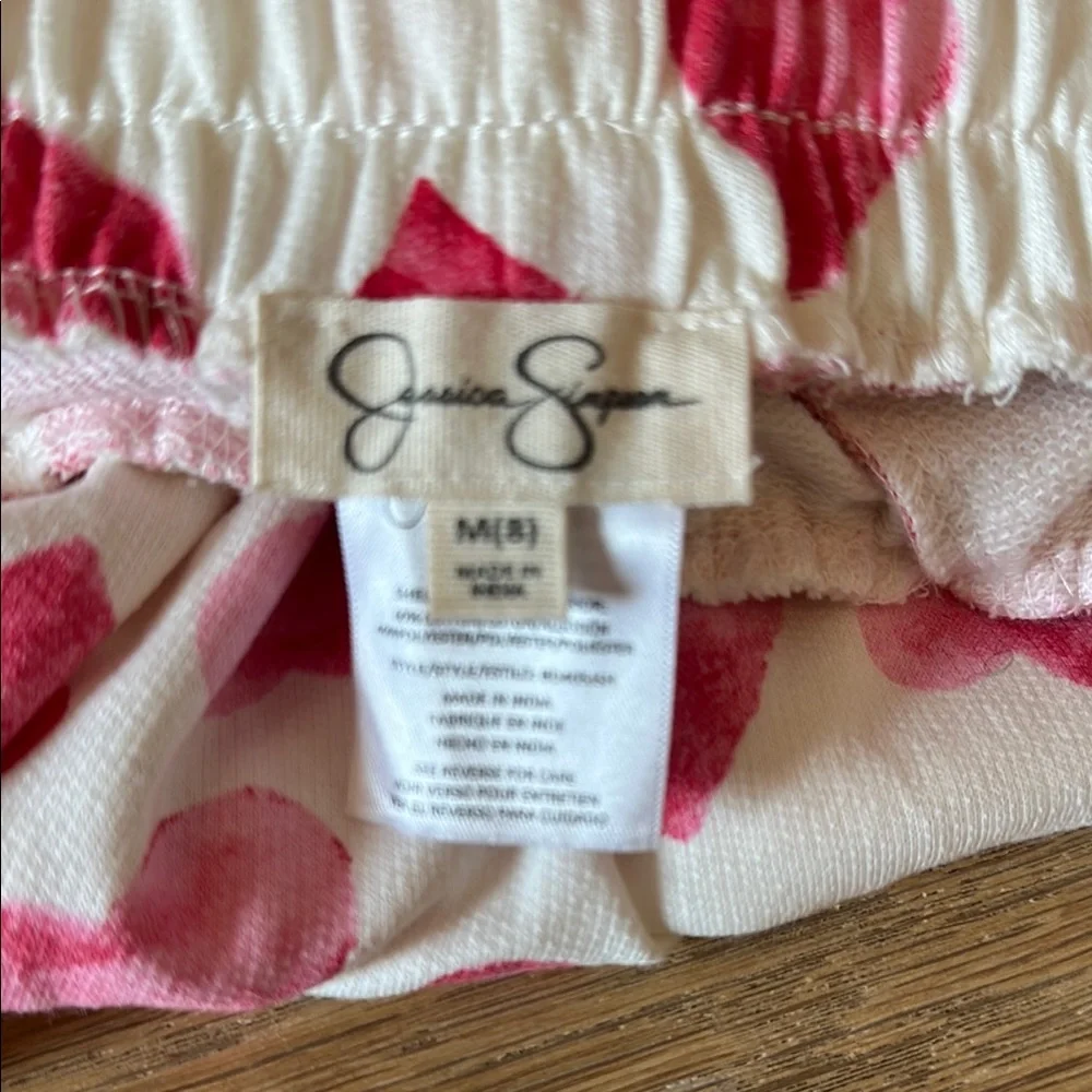 Jessica Simpson Heart Print Kids Sweatsuit - Elastic top & bottom - Picture 5 of 5